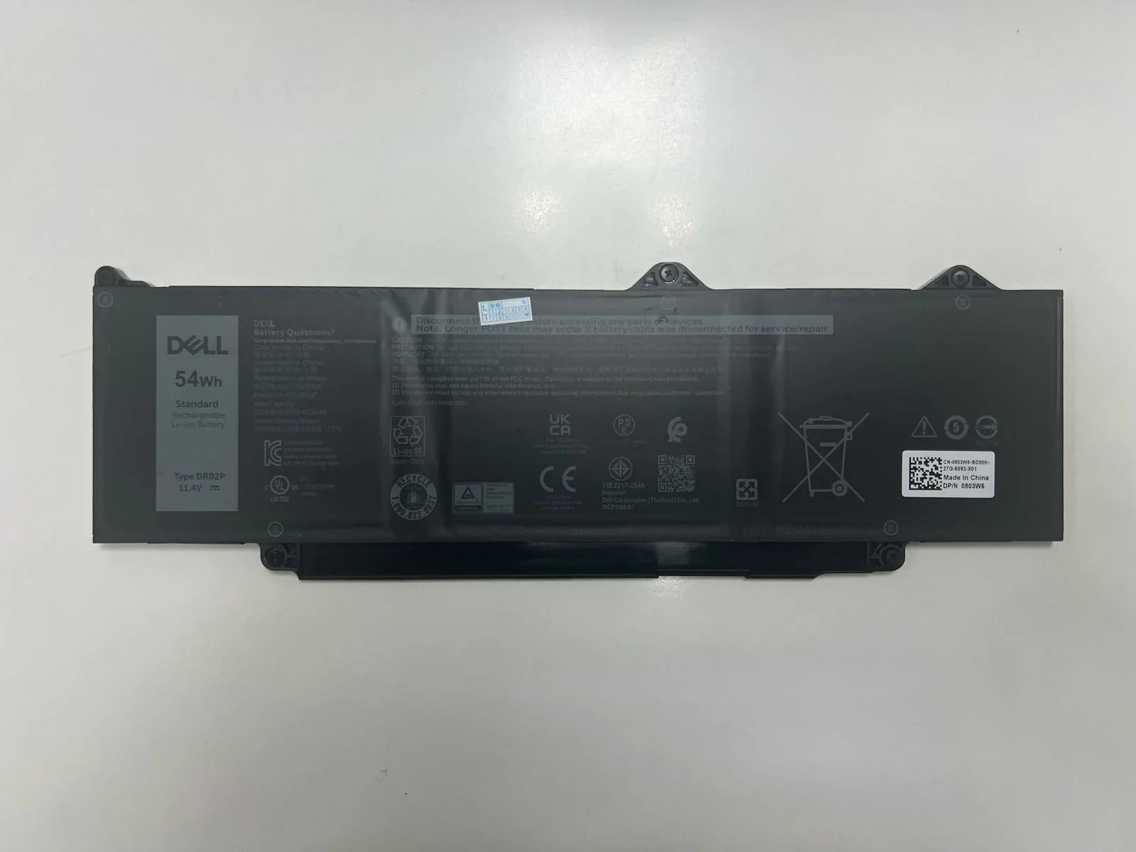 DR02P 2X1V9 02X1V9 803W6 0803W6 Laptop Battery for Dell Latitude 5440 5450 5540 5550 Precision 3480 3490 3580 3590 Mobile Workstation Series - eBuy UAE